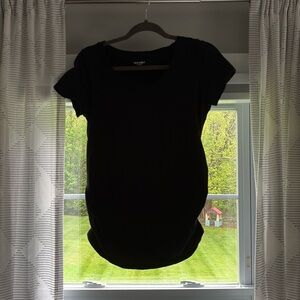 Old Navy Maternity Black Fitted Short Sleeve Tee